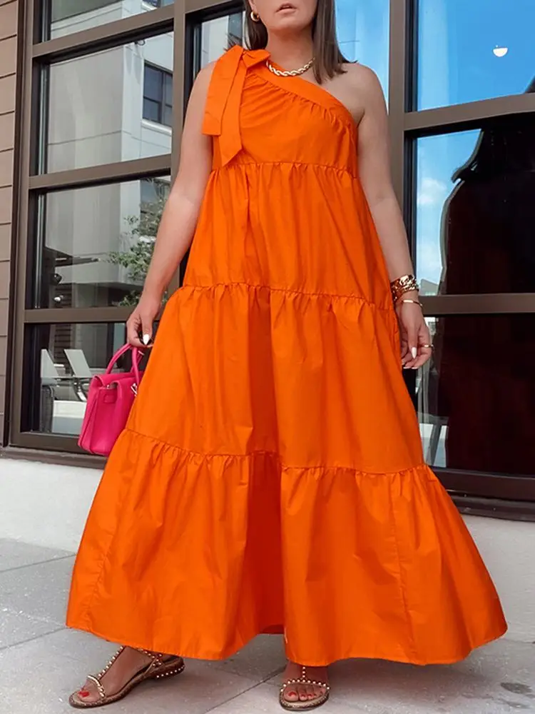 Sleeveless Off Shoulder Dress VONDA 2022 Holiday Summer Sundress Women Pleated Party Long Maxi Dresses Casual Vestido Femme Robe
Sleeveless Off Shoulder Dress VONDA 2022 Holiday Summer Sundress Women Pleated Party Long Maxi Dresses Casual Vestido Femme Robe