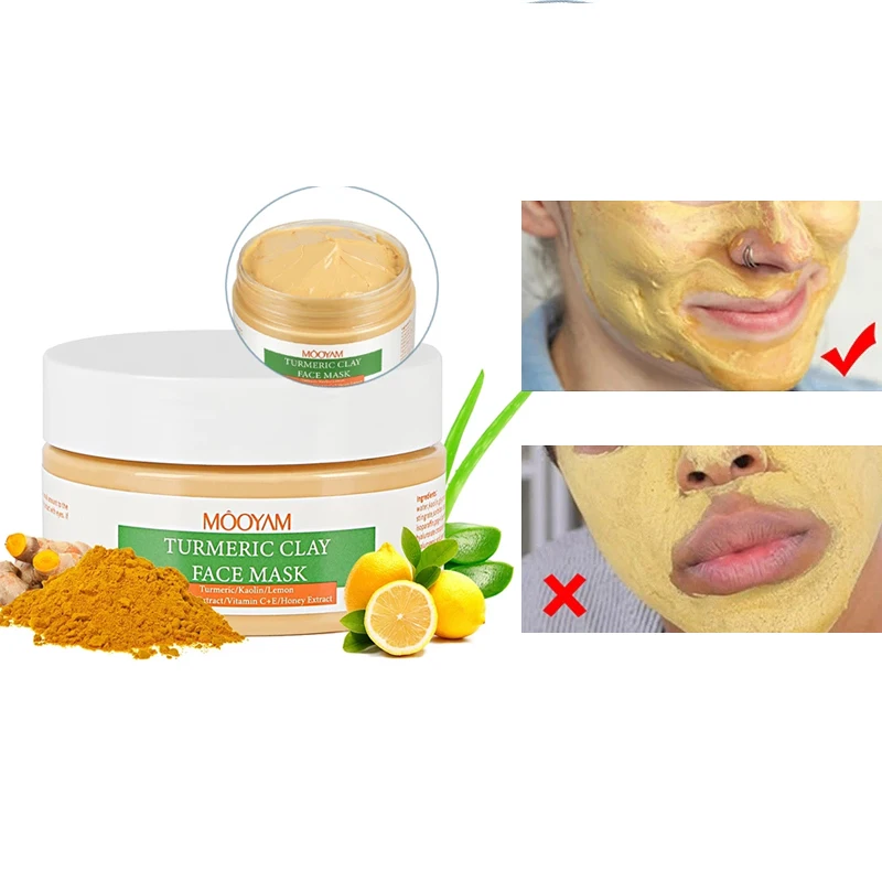 Turmeric Face Mud Mask Facial Cleansing Against Black Dots Acne Facial Clay Cream Skincare Blackhead Remove Moisturizer Mask New
Turmeric Face Mud Mask Facial Cleansing Against Black Dots Acne Facial Clay Cream Skincare Blackhead Remove Moisturizer Mask New