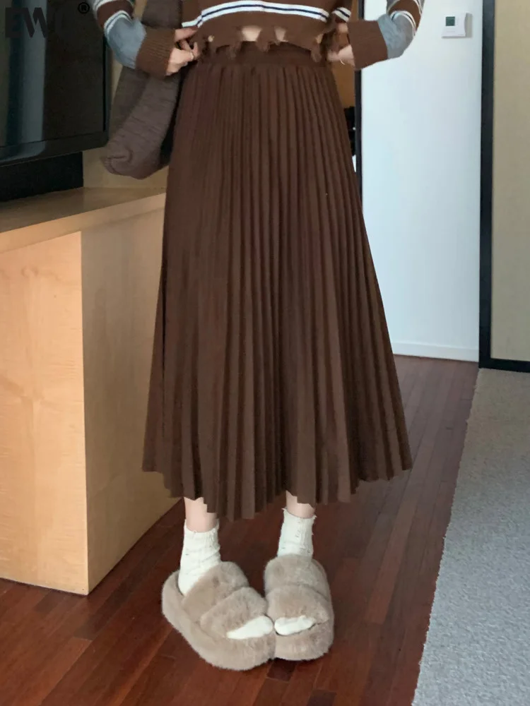 Элегантная женская плиссированная юбка А-силуэта с высокой талией, модель 2023 года, весна-осень, Корейская модель, универсальная одежда со ск... 
Элегантная женская плиссированная юбка А-силуэта с высокой талией, модель 2023 года, весна-осень, Корейская модель, универсальная одежда со ск...