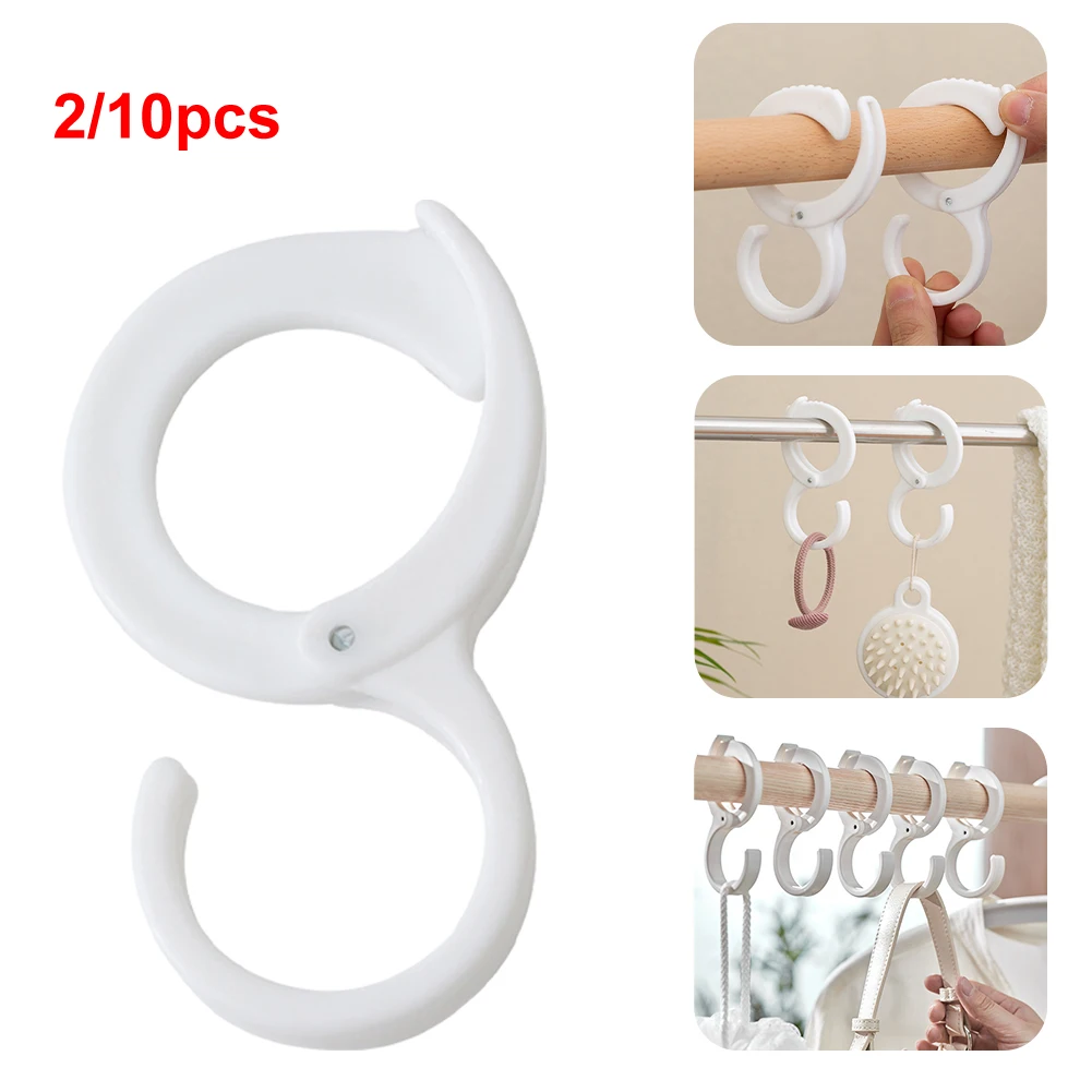 2pcs/10pcs S-Shaped Card Position Hook Wardrobe Closet Hook Household Punch-Free Snap Ring Coat Hat Tie Storage Rack
2pcs/10pcs S-Shaped Card Position Hook Wardrobe Closet Hook Household Punch-Free Snap Ring Coat Hat Tie Storage Rack
