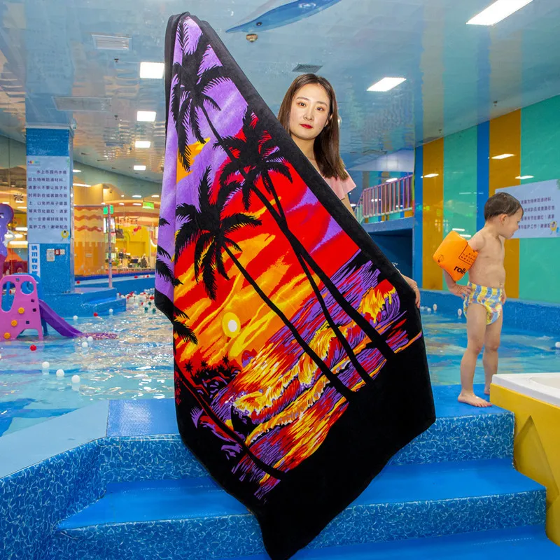 Rectangle Beach Towel 100%Cotton Soft Water Absorbing Breathable for Adults Large Playa Grande Serviette Plage Toalha De Banho
Rectangle Beach Towel 100%Cotton Soft Water Absorbing Breathable for Adults Large Playa Grande Serviette Plage Toalha De Banho