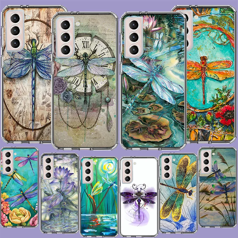 

Dragonfly Phone Case For Galaxy Samsung A10 A20E A30 A40 A50 A70 A01 A11 A21 A21S A31 A41 A51 A71 5G A9 A8 A7 A6 Plus A80 A90 Co