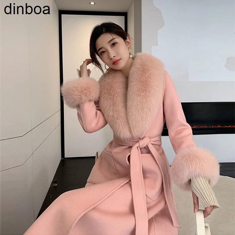 Coat Fur Collar Scarf Cuffs Suit Warm Fashion Luxury Coat Scarf Shawl Women Elegant Solid Color Thick Coat 2022 Women Winter
Coat Fur Collar Scarf Cuffs Suit Warm Fashion Luxury Coat Scarf Shawl Women Elegant Solid Color Thick Coat 2022 Women Winter