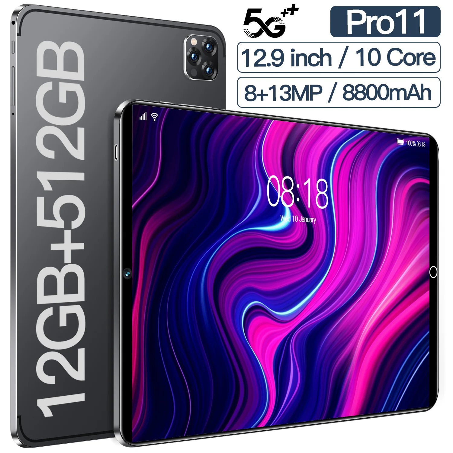 2022 new Android 5G tablet computer 10.1-inch 12GB+512GB office phone two in one dual card+wifi+face recognition+officialwebsite
2022 new Android 5G tablet computer 10.1-inch 12GB+512GB office phone two in one dual card+wifi+face recognition+officialwebsite