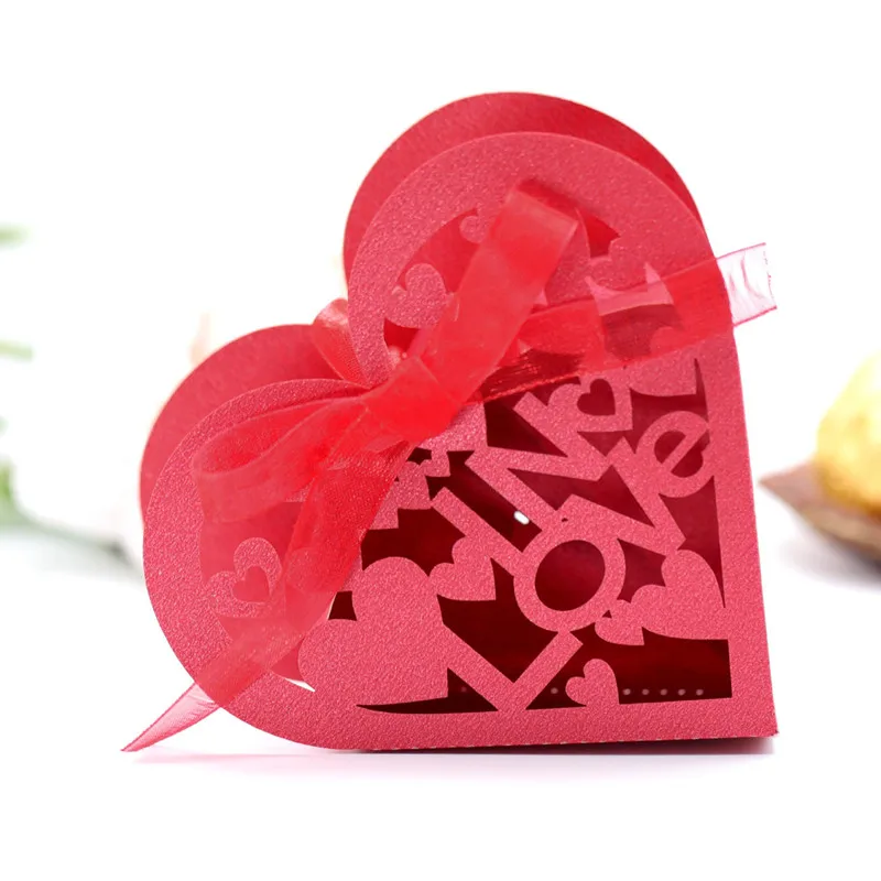 

10Pcs Valentine's Day Gift for Girlfriend Boyfriend Candy Chocolate In Love Gift Box Wedding Gifts for Guests Bridesmaid Present