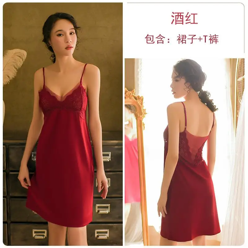 Womens Nightgown High Quality Sleepwear Polyester Drees Summer Night Gowns For Women Luxurys Sleep Dress Womensexy Sleep Wear
Womens Nightgown High Quality Sleepwear Polyester Drees Summer Night Gowns For Women Luxurys Sleep Dress Womensexy Sleep Wear