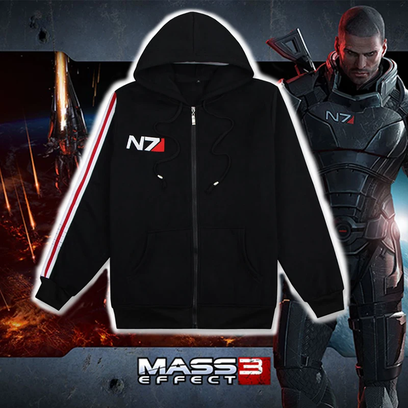 Mass Effect N7 Sweatshirt Hoodie Unisex Jacket Embroidered Zipper Coat Cosplay Costume
Mass Effect N7 Sweatshirt Hoodie Unisex Jacket Embroidered Zipper Coat Cosplay Costume