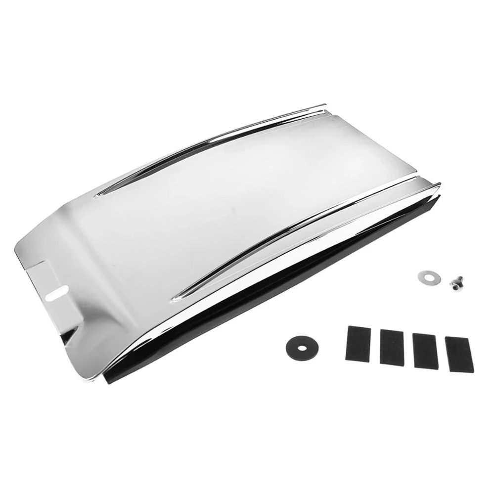 

Chrome Lower Dash Panel For-Harley Softail FXST FLST Deluxe Heritage Fat Boy 2000-2017 Extension Cover Panel