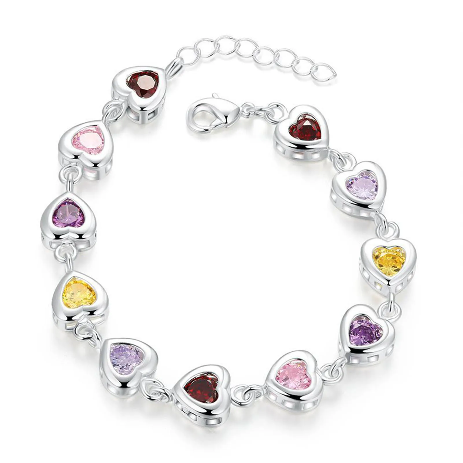 Girls' Heart Bracelet Fine Workmanship As A Birthday Gift 
Girls' Heart Bracelet Fine Workmanship As A Birthday Gift