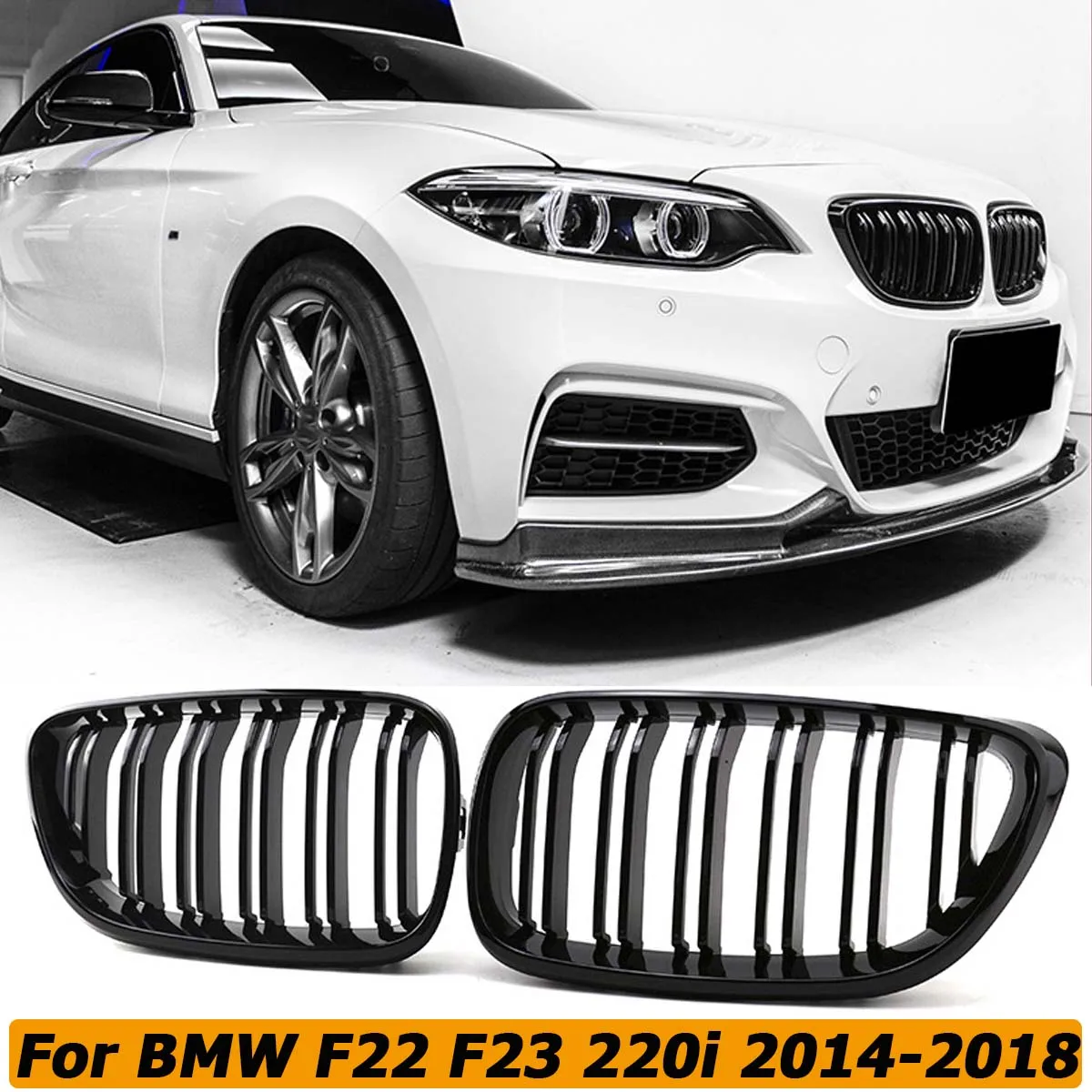 1 пара F87 F22 F23 передняя решетка радиатора Решетка для BMW 2 серии 218i 220i 218d 225d 2014 2015 2016 2017 2018 автомобильные аксессуары
1 пара F87 F22 F23 передняя решетка радиатора Решетка для BMW 2 серии 218i 220i 218d 225d 2014 2015 2016 2017 2018 автомобильные аксессуары