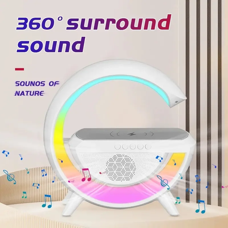 LED App Control RGB Night Light Atmosphere Lamps Speaker Wireless Charger Children Sleep Bedroom Decoration
LED App Control RGB Night Light Atmosphere Lamps Speaker Wireless Charger Children Sleep Bedroom Decoration