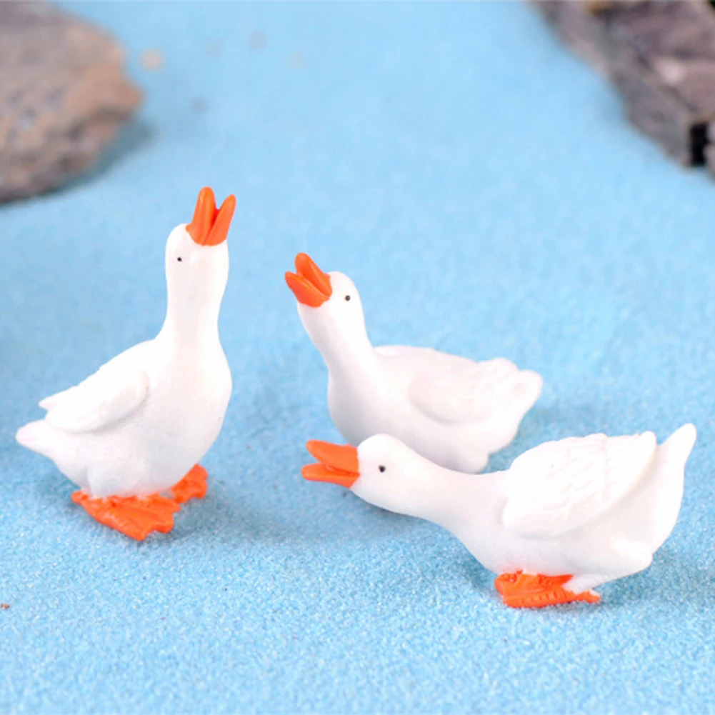 Geese Figurine Animal Cute Decor Decoration Durable Goose Figurine Landscape Miniature Resin Ornaments Brand New
Geese Figurine Animal Cute Decor Decoration Durable Goose Figurine Landscape Miniature Resin Ornaments Brand New