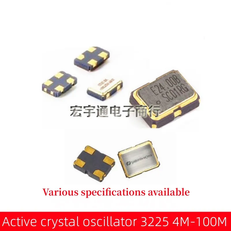 3225 chip active crystal oscillator 8M 4M 12M 16M 20M 24M 25M 26M 27M 30M 48MHZ 5pcs
3225 chip active crystal oscillator 8M 4M 12M 16M 20M 24M 25M 26M 27M 30M 48MHZ 5pcs