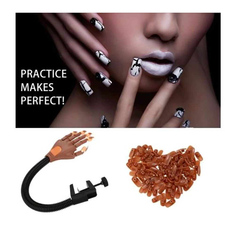 100pcs Practice Hand for Acrylic Fake Nails Flexible Adjustable Fake Hands Nail Training Manicure Supply with Fake Nails Display
100pcs Practice Hand for Acrylic Fake Nails Flexible Adjustable Fake Hands Nail Training Manicure Supply with Fake Nails Display