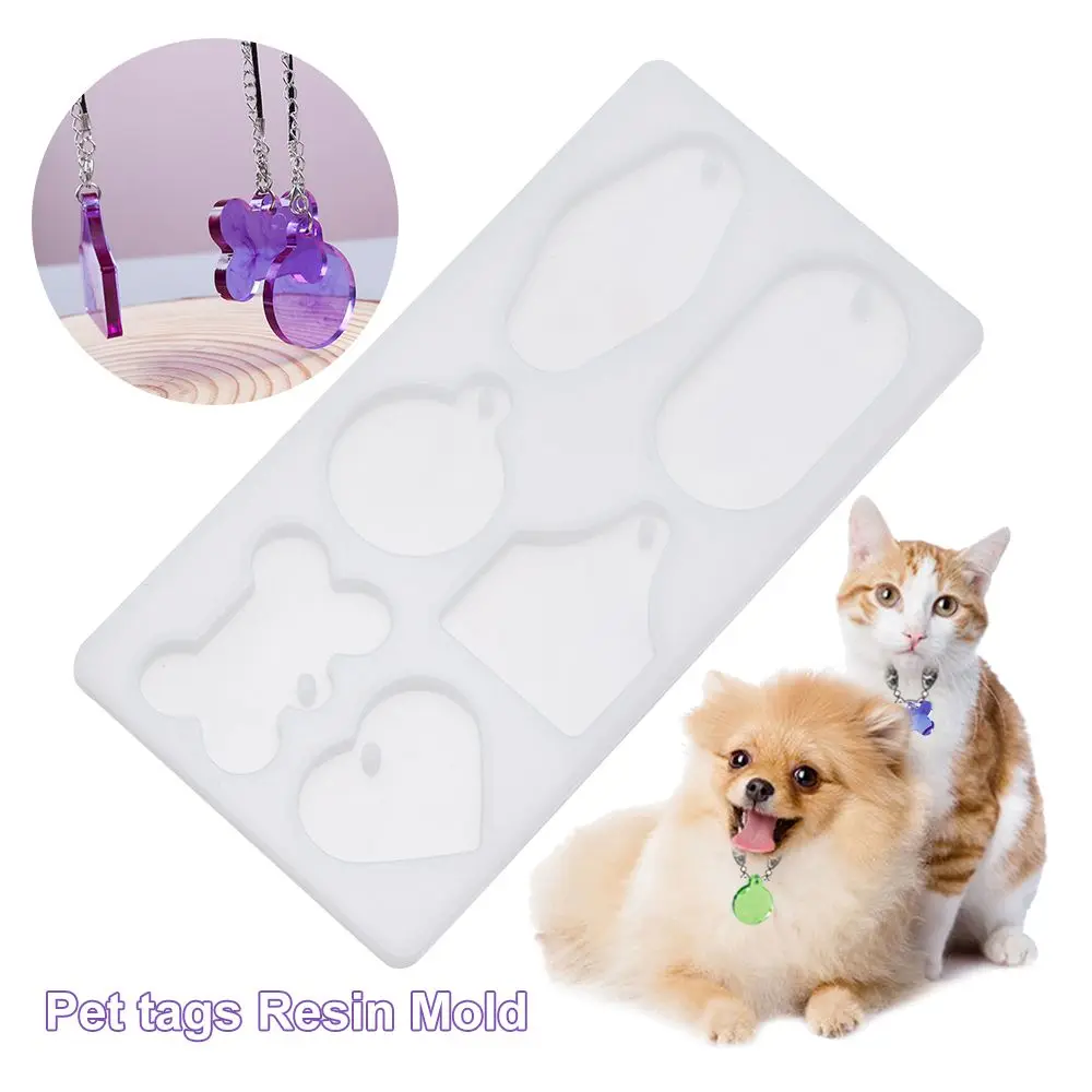 Handmade Pet Supplies Epoxy Crystal Jewelry Making Tool Dog Bone Hanging Tags Key Chain Mold Resin Mold Silicone Mould
Handmade Pet Supplies Epoxy Crystal Jewelry Making Tool Dog Bone Hanging Tags Key Chain Mold Resin Mold Silicone Mould
