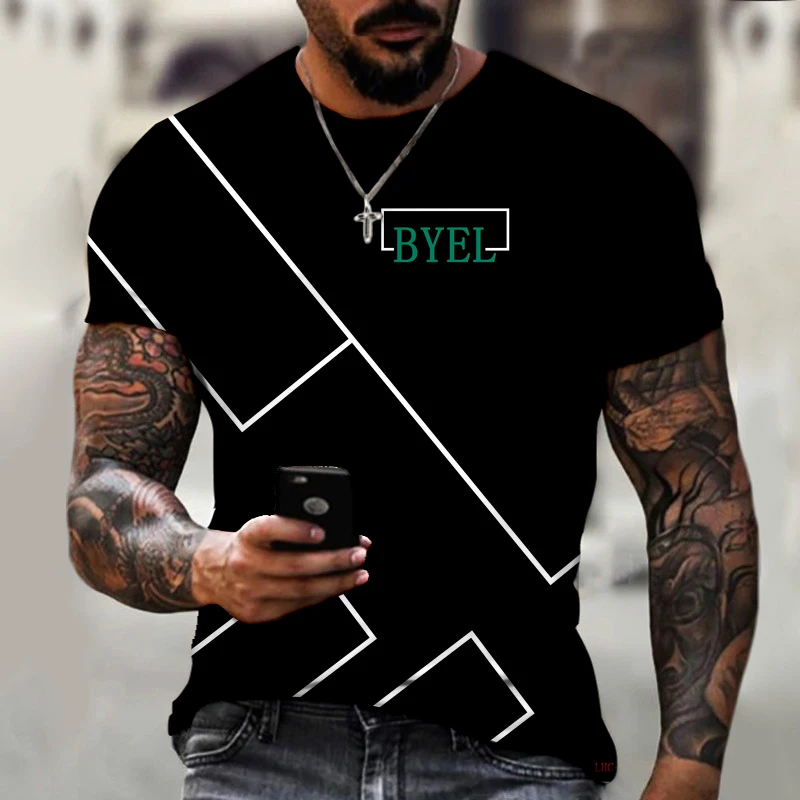 Men's T-shirt Trendy New Design Black And White Color Art 3D Printing Round Neck Top Loose Casual Simple Style Oversize 6XL
Men's T-shirt Trendy New Design Black And White Color Art 3D Printing Round Neck Top Loose Casual Simple Style Oversize 6XL