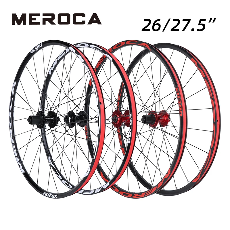 MEROCA Mountain Bike Wheelset 26 27.5 Inch 5 Peilin 120 Sound Ultra-light Aluminum Alloy Quick Release Disc Brake MTB Wheel Set
MEROCA Mountain Bike Wheelset 26 27.5 Inch 5 Peilin 120 Sound Ultra-light Aluminum Alloy Quick Release Disc Brake MTB Wheel Set