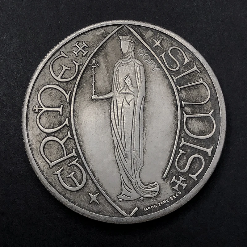 Памятная монета коллекционеров редкой копии 1196-1247 люксембургской окружности 5 франков, Волшебный реквизит, искусственные старые деньги
Памятная монета коллекционеров редкой копии 1196-1247 люксембургской окружности 5 франков, Волшебный реквизит, искусственные старые деньги