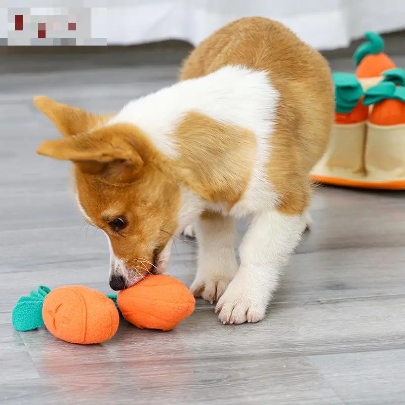

New Pulling Radish Pets Sniffing Plush Toys Consume Physical Strength Dog Toys Training Play Interactive Supplies