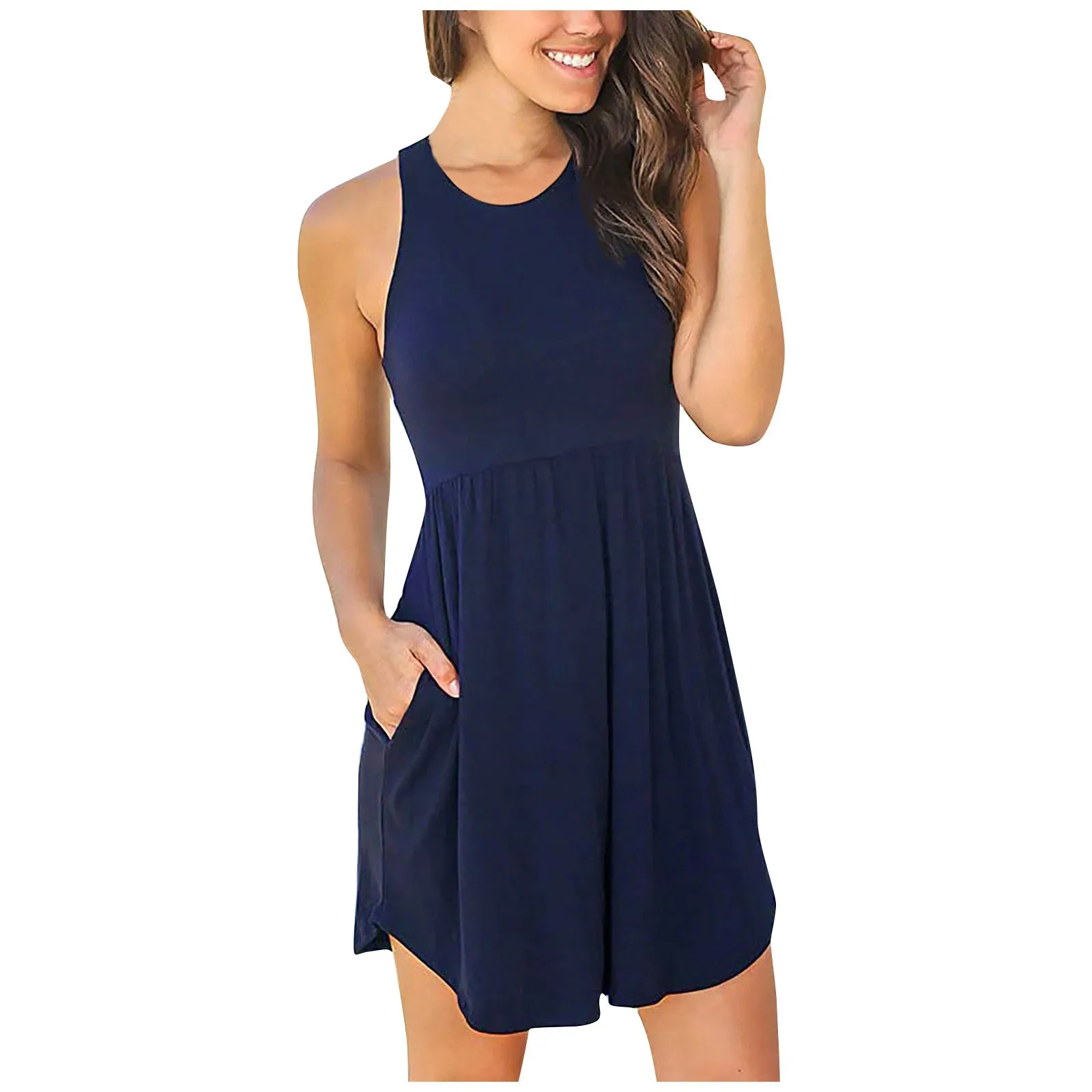 Plus Size Solid Sleeveless Mini Dresses For Women Summer Loose Casual A Line Dress Women 2022 Vestidos Elegantes Para Mujer
Plus Size Solid Sleeveless Mini Dresses For Women Summer Loose Casual A Line Dress Women 2022 Vestidos Elegantes Para Mujer