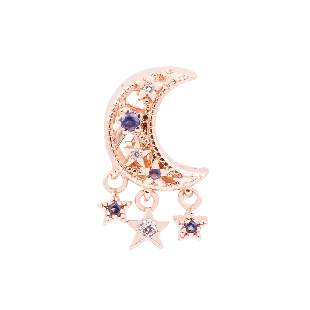 Christmas DIY Beads Star & Crescent Moon Charm Rose Gold 925 Silver Kralen Voor Sieraden Maken Beaded Bracelets Bolitas 
Christmas DIY Beads Star & Crescent Moon Charm Rose Gold 925 Silver Kralen Voor Sieraden Maken Beaded Bracelets Bolitas