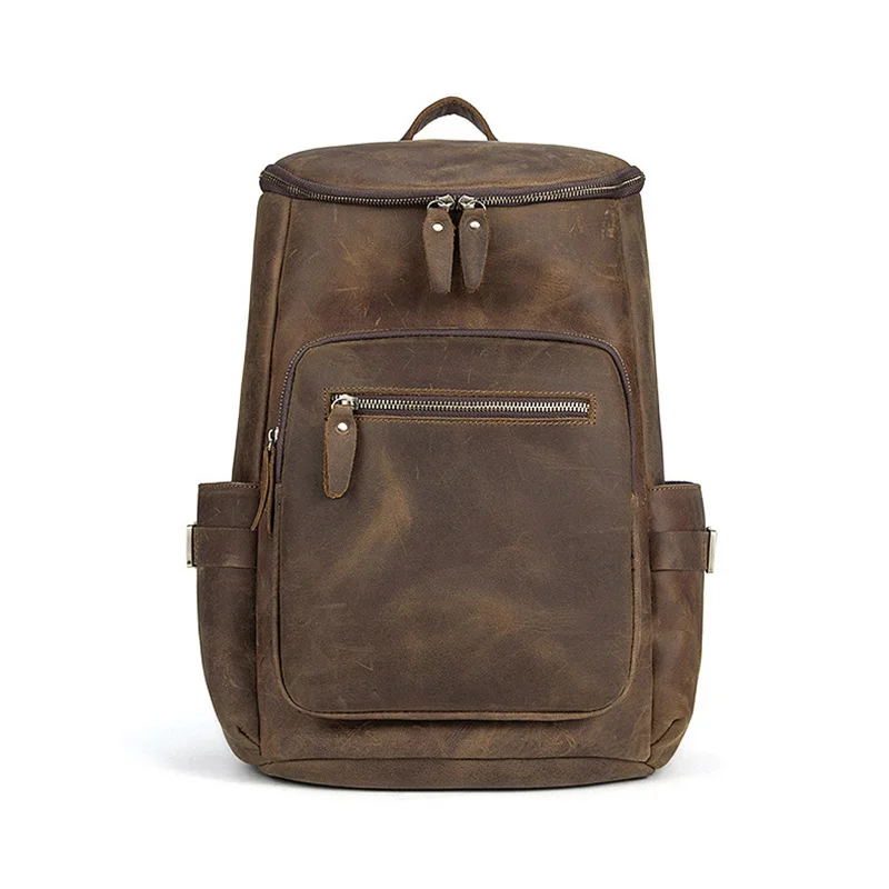 Men Genuine Leather Vintage Backpack Retro Large Capacity Crazy Horse Leather Rucksack Durable Travel Pack
Men Genuine Leather Vintage Backpack Retro Large Capacity Crazy Horse Leather Rucksack Durable Travel Pack