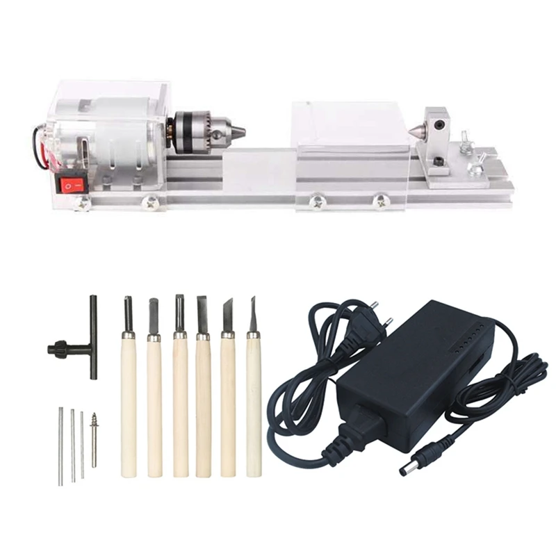 Mini Wood Lathe Machine DIY Woodworking Buddha Pearl Lathe Grinding Polishing Beads Wood Drill Rotary Tool EU Plug
Mini Wood Lathe Machine DIY Woodworking Buddha Pearl Lathe Grinding Polishing Beads Wood Drill Rotary Tool EU Plug