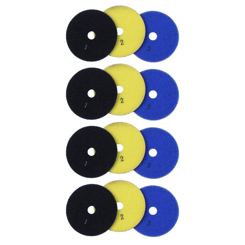 12 Pieces 100Mm Diamond Flexible Wet & Dry Polishing Pads 3 Step Floor Polish For Stone Marble Tile
12 Pieces 100Mm Diamond Flexible Wet & Dry Polishing Pads 3 Step Floor Polish For Stone Marble Tile