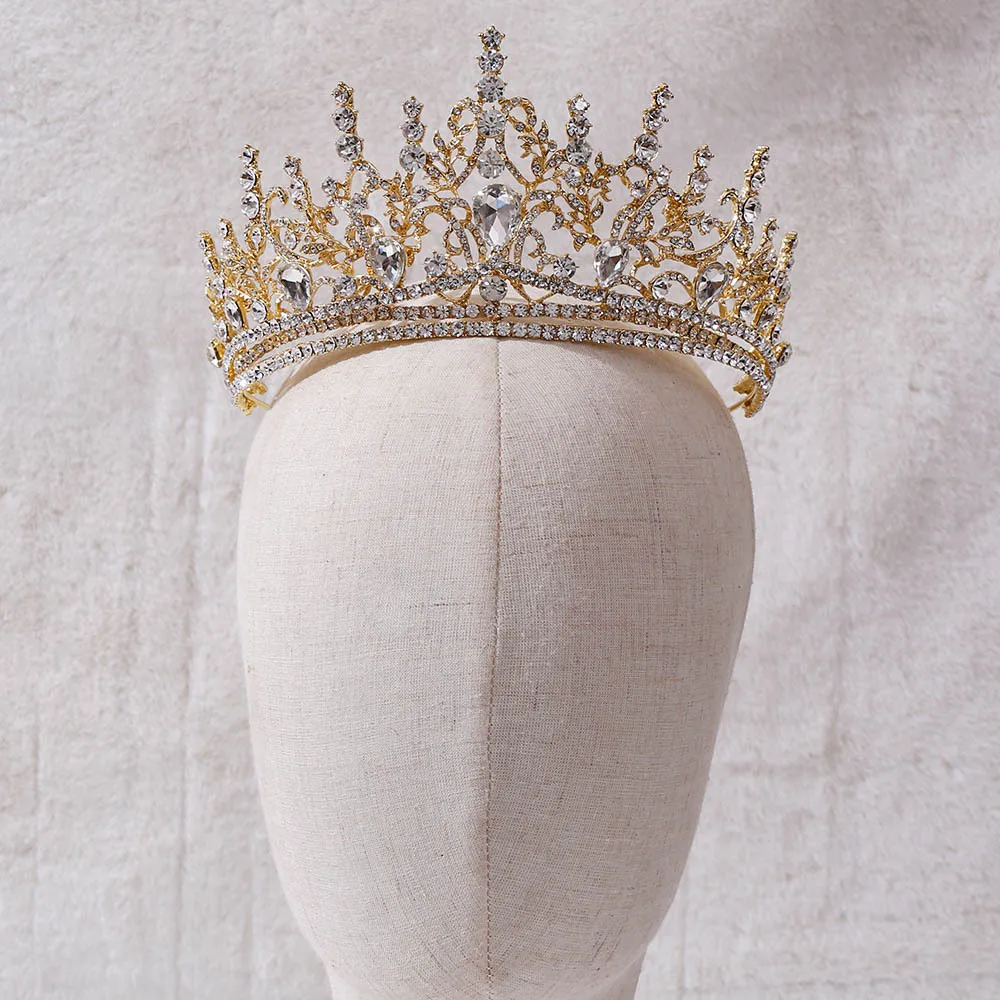 Wedding Tiaras For Women Princess Headband Crown Rhinestone Glittery Bridal Headdress Alloy Hair Hoop Hair Accessories Jewelry
Wedding Tiaras For Women Princess Headband Crown Rhinestone Glittery Bridal Headdress Alloy Hair Hoop Hair Accessories Jewelry
