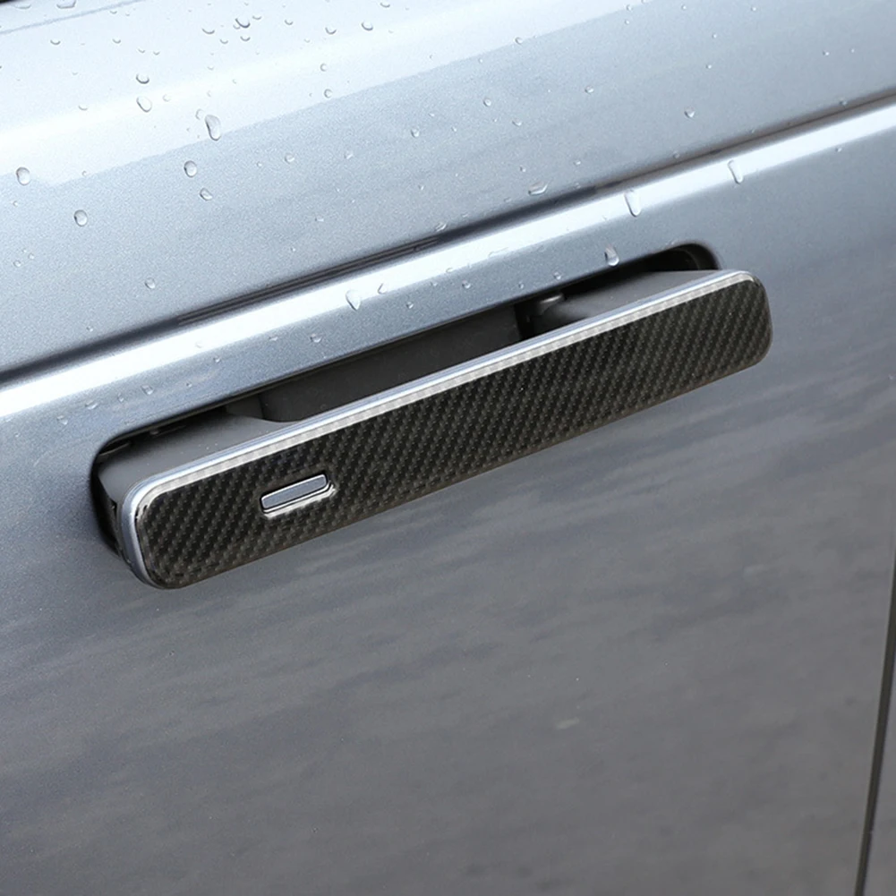 4X Carbon Fiber Exterior Door Handle Patch Trim For Land Rover VELAR Srickers Protection Cover Trim Accessories
4X Carbon Fiber Exterior Door Handle Patch Trim For Land Rover VELAR Srickers Protection Cover Trim Accessories