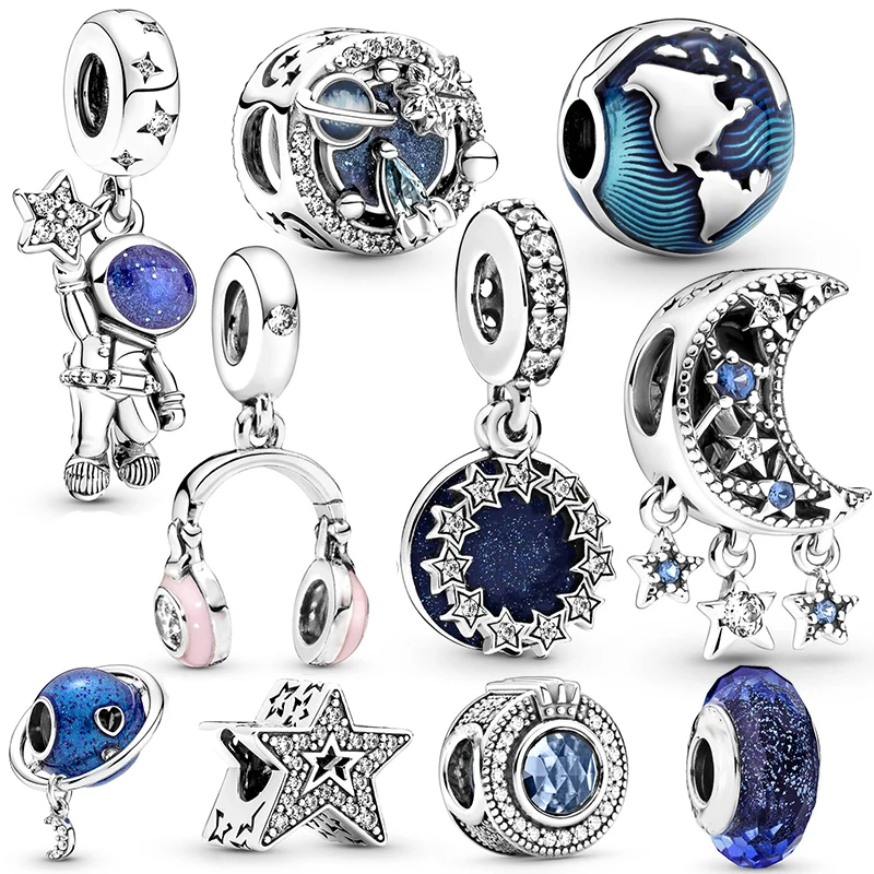 2Pcs/Lot Sparkling Explore the Planet Series Charms Beads Dangles Fits Original DIY Bracelets Necklaces For Women Jewelry Gift
2Pcs/Lot Sparkling Explore the Planet Series Charms Beads Dangles Fits Original DIY Bracelets Necklaces For Women Jewelry Gift