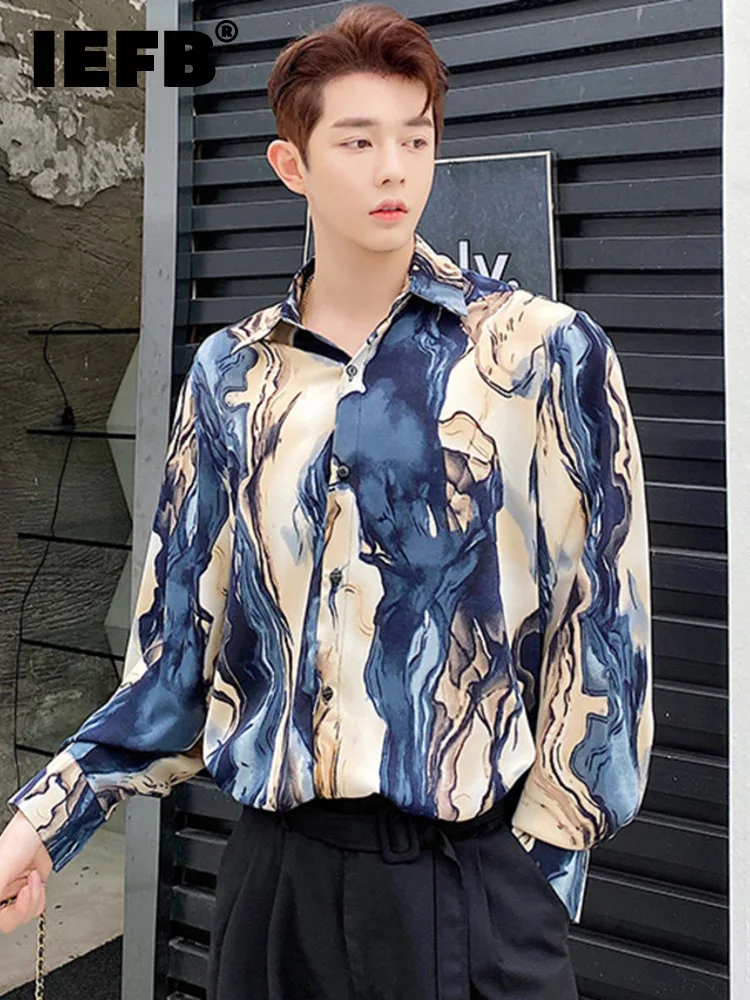 IEFB Vintage Print Men's Shirt Summer New Loose Long Sleeve Lapel Fit 2022 Contrast Color Causal Shirt Fashion 9Y6603 9Y6603
IEFB Vintage Print Men's Shirt Summer New Loose Long Sleeve Lapel Fit 2022 Contrast Color Causal Shirt Fashion 9Y6603 9Y6603