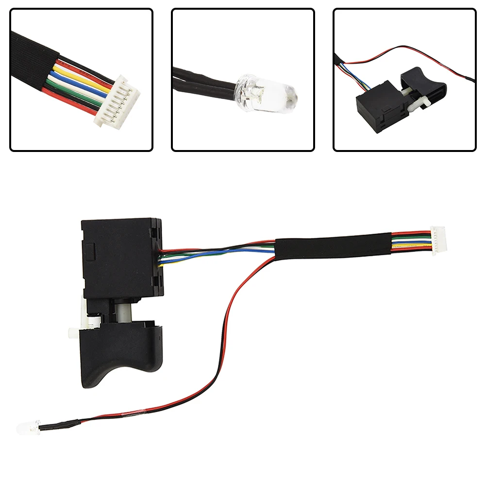 7.2V ‑ 24V Drill Speed Switch Brushless Electric Wrench Accessories For 2106/161/169 Adjustable Cordless Drill Trigger Switch
7.2V ‑ 24V Drill Speed Switch Brushless Electric Wrench Accessories For 2106/161/169 Adjustable Cordless Drill Trigger Switch