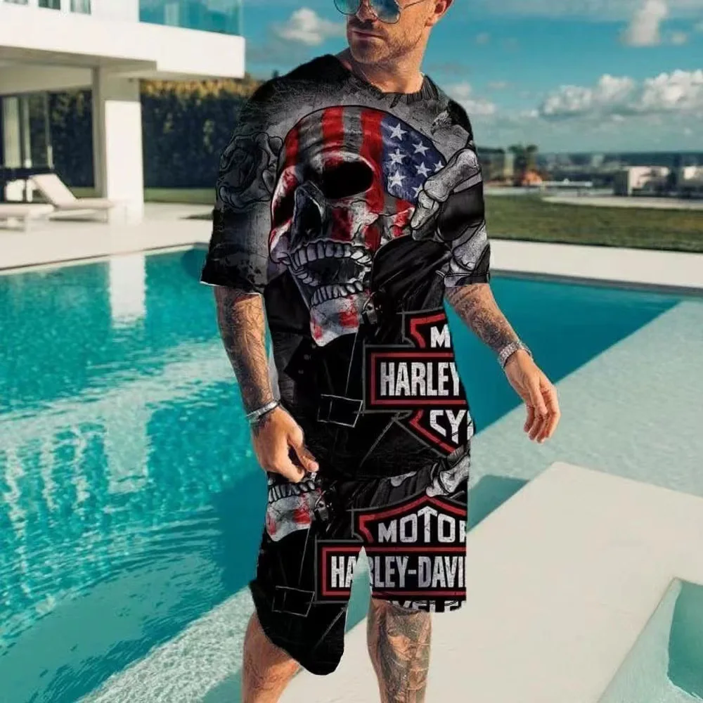 Men's Sets Summer 2 Piece Outfit 3d Print T-Shirts + Shorts Sportswear Man Sports Suit Casual Streetwear Sweatshirt Set Clothes
Men's Sets Summer 2 Piece Outfit 3d Print T-Shirts + Shorts Sportswear Man Sports Suit Casual Streetwear Sweatshirt Set Clothes