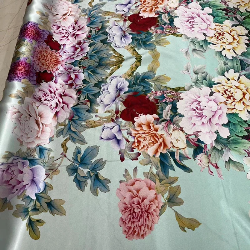 Natural Silk Crepe Satin Plain Fabric Digital Printing Cheongsam Silks Clothing Material Brand Designer Fabrics by the Meter
Natural Silk Crepe Satin Plain Fabric Digital Printing Cheongsam Silks Clothing Material Brand Designer Fabrics by the Meter