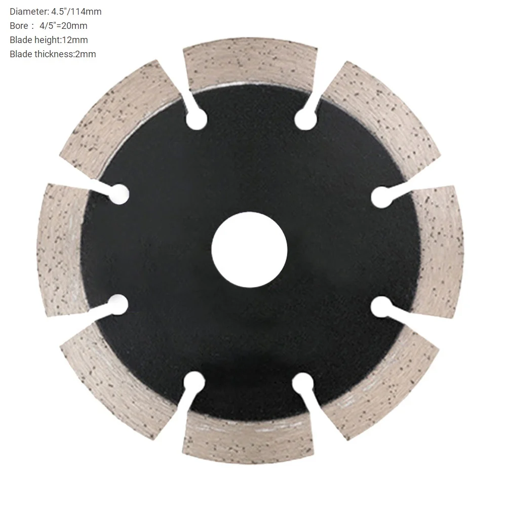 1 Pc Circular Saw Blade 114mm 20mm Bore Diamond Blade For Mortar Removal Grout Repair Brick Cutting Renovation Power Tools
1 Pc Circular Saw Blade 114mm 20mm Bore Diamond Blade For Mortar Removal Grout Repair Brick Cutting Renovation Power Tools