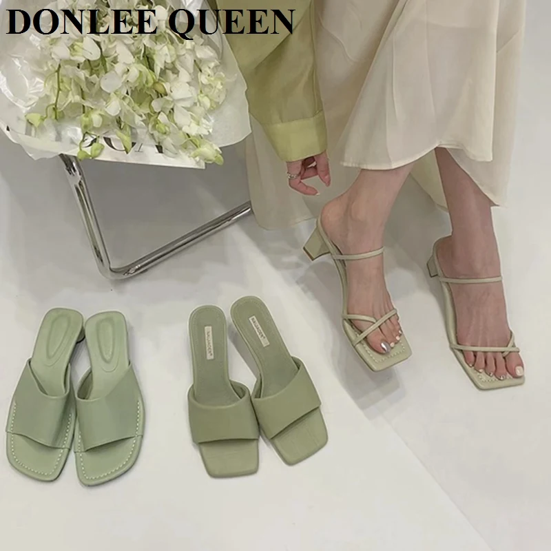 Mint Green Sandals Women Slippers Summer Shoes Narrow Band Clip Toe Flip Flops 2022 Fashion Square Toe Thick Heels Slides Mujer
Mint Green Sandals Women Slippers Summer Shoes Narrow Band Clip Toe Flip Flops 2022 Fashion Square Toe Thick Heels Slides Mujer