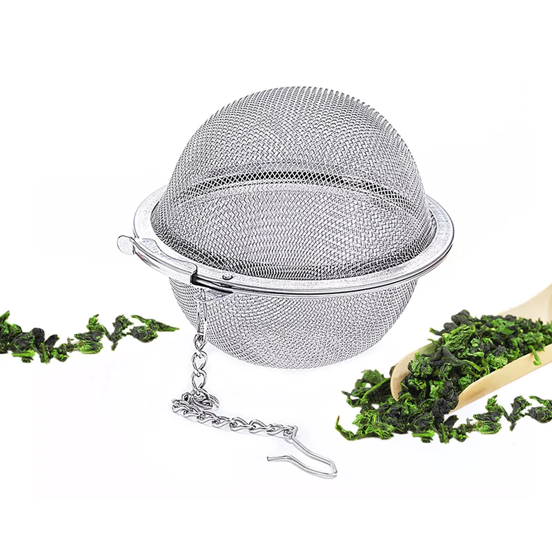 Stainless Steel Tea Ball Filter Mesh Kitchen Filter Taste Treasure Soup Seasoning Maker Locking Spice Hook Mug Teapot Teaware
Stainless Steel Tea Ball Filter Mesh Kitchen Filter Taste Treasure Soup Seasoning Maker Locking Spice Hook Mug Teapot Teaware