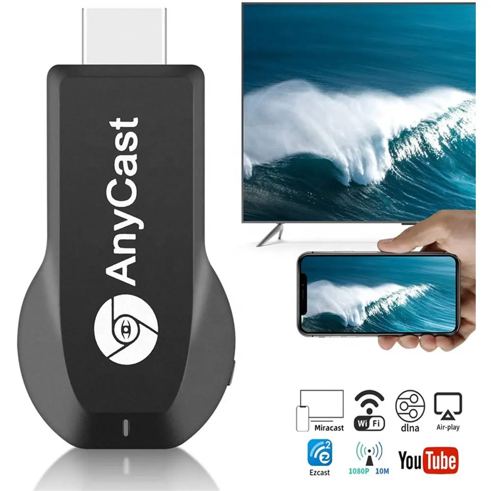 Plus TV Stick Wifi Display Receiver Anycast DLNA Miracast Airplay Mirror Screen HDMI-Compatible Android IOS Mirascreen Dongle
Plus TV Stick Wifi Display Receiver Anycast DLNA Miracast Airplay Mirror Screen HDMI-Compatible Android IOS Mirascreen Dongle