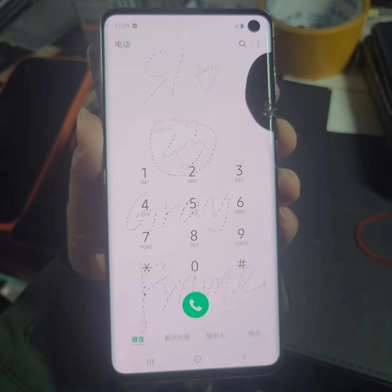 Repair Edge Screen Separete Glass Practice Lcd For Samsung Galaxy S10 G9730 G973F G973U S 10 Broken Glass Touch OK DOT LINE
Repair Edge Screen Separete Glass Practice Lcd For Samsung Galaxy S10 G9730 G973F G973U S 10 Broken Glass Touch OK DOT LINE