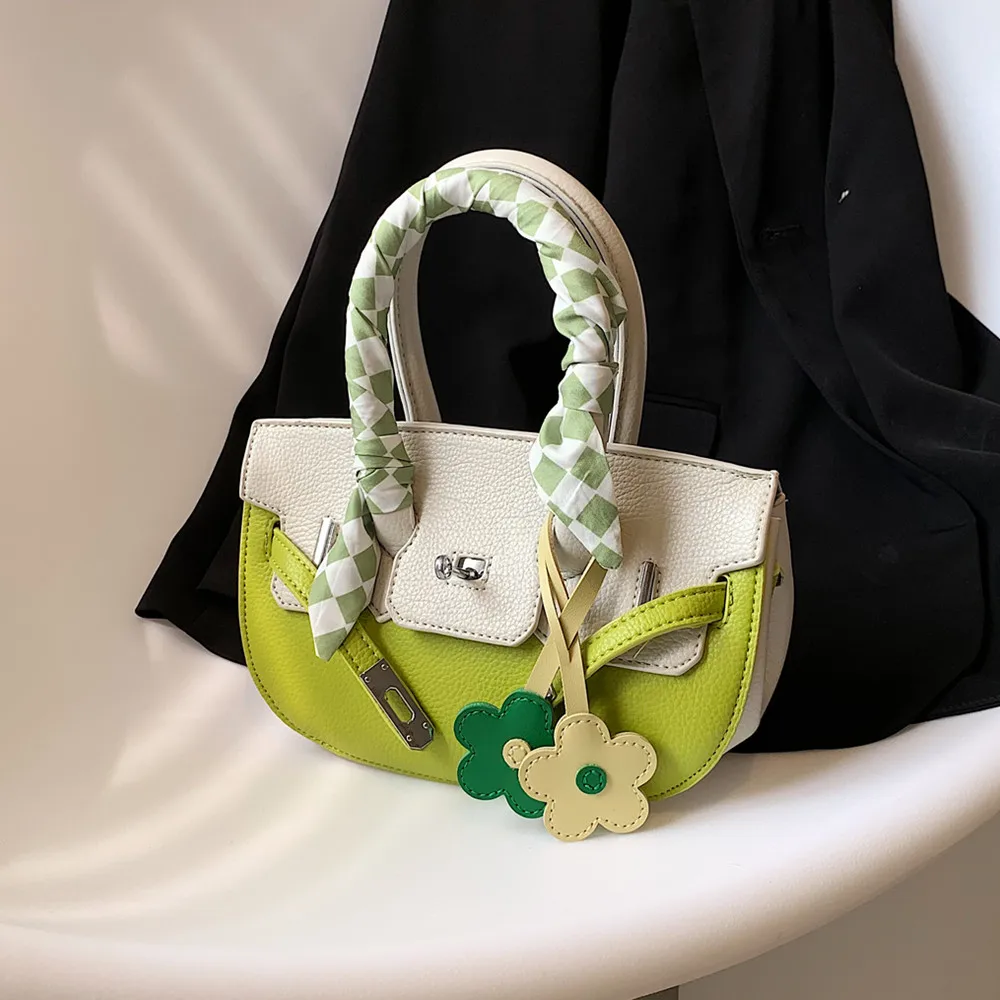 Burminsa Scarf Short Handle Design Small Tote Handbags For Women Summer 2022 Trend Fashion Saddle Ladies Shoulder Crossbody Bags
Burminsa Scarf Short Handle Design Small Tote Handbags For Women Summer 2022 Trend Fashion Saddle Ladies Shoulder Crossbody Bags