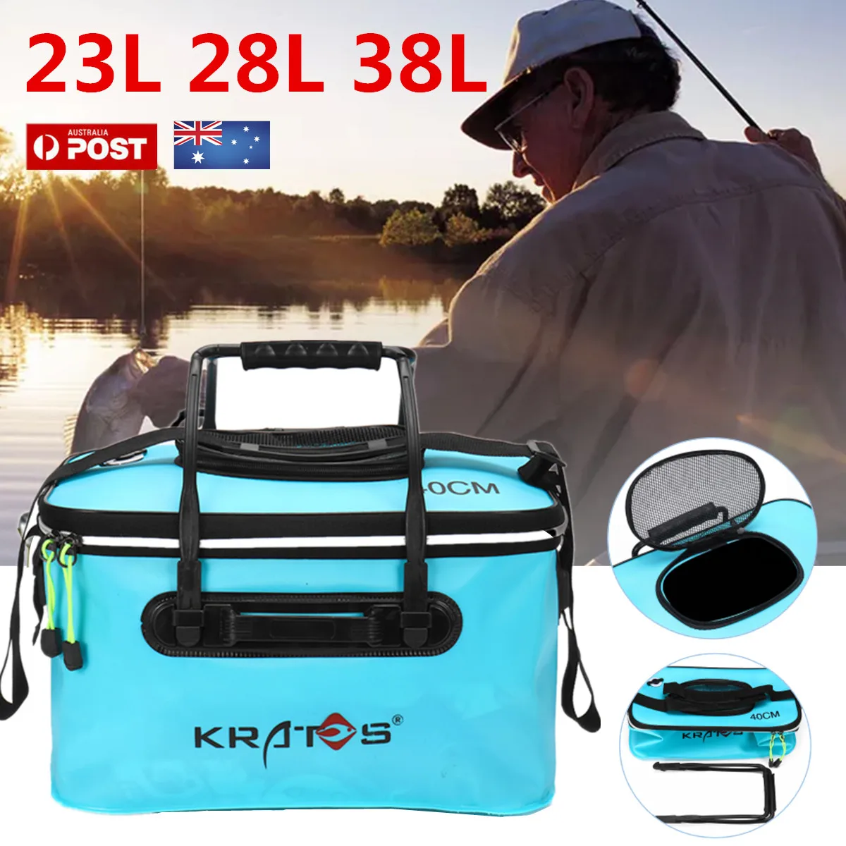 Portable Zipper Fishing Bucket Outdoor Folding EVA Fishing Bag Live Fish Bucket Camping Hiking Fishing Water Tank
Portable Zipper Fishing Bucket Outdoor Folding EVA Fishing Bag Live Fish Bucket Camping Hiking Fishing Water Tank