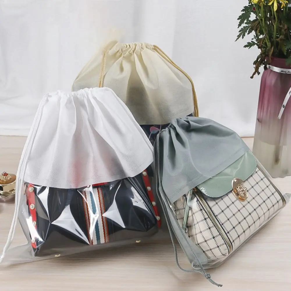 10pcs Non-woven Drawstring Storage Bags Portable Dust-proof Clear Storage Pouches Convenient Travel Clothing Organizer
10pcs Non-woven Drawstring Storage Bags Portable Dust-proof Clear Storage Pouches Convenient Travel Clothing Organizer