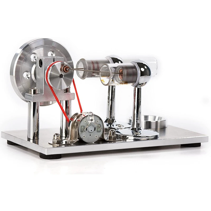 Hot Air Stirling Engine Motor Model Educational Toy Electricity Generator Colorful LED Generator Model For Steam Hobbyer
Hot Air Stirling Engine Motor Model Educational Toy Electricity Generator Colorful LED Generator Model For Steam Hobbyer