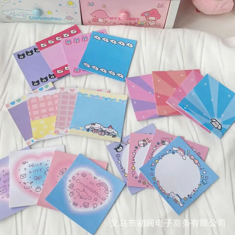 Kawaii Sanrio Anime Cinnamonoll Sticky Note Hello Kittys Mymelody Kuromi Cartoon Pattern Message Stationery Stickers Toy Girl
Kawaii Sanrio Anime Cinnamonoll Sticky Note Hello Kittys Mymelody Kuromi Cartoon Pattern Message Stationery Stickers Toy Girl