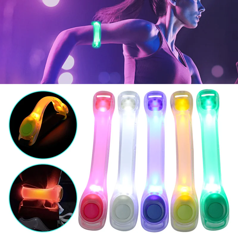 LED Wristband Luminous Flashing Bracelet Adjustable Wearable Running Arm BeltS Light Up The Dark for Cycling Walking Running
LED Wristband Luminous Flashing Bracelet Adjustable Wearable Running Arm BeltS Light Up The Dark for Cycling Walking Running