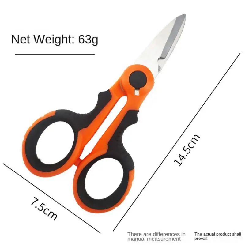 Fishing Tool Fishing Line Scissors Straight Head Stainless Steel Electrical Shears Fishing Accessories Simple Non-slip Portable
Fishing Tool Fishing Line Scissors Straight Head Stainless Steel Electrical Shears Fishing Accessories Simple Non-slip Portable