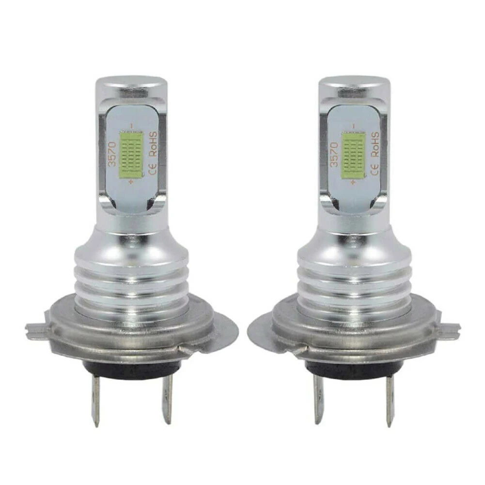2pcs H7 3570 2SMD LED Headlight Bulb Kit High Or Low Beam 6000K Ice Blue Lights Car Accessories High Quality Fog Lights
2pcs H7 3570 2SMD LED Headlight Bulb Kit High Or Low Beam 6000K Ice Blue Lights Car Accessories High Quality Fog Lights