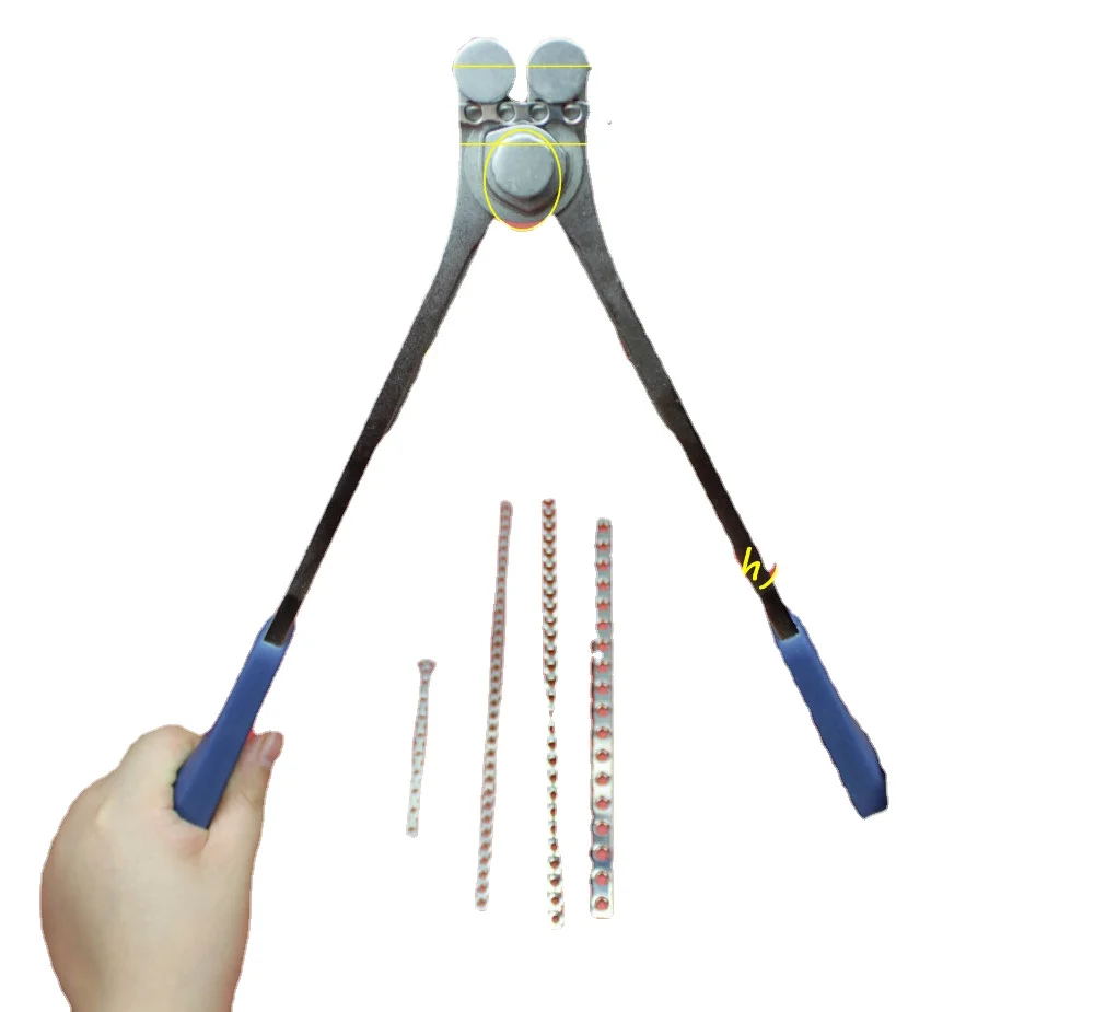 

Medical Orthopedic Instrument Bone Plate Lateral Bending Forceps Silicagel Handle Adjustable Universal Bender Plier Veterinary