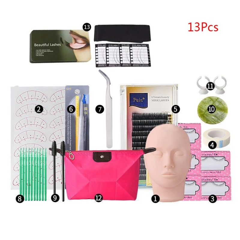 Eyelashes Extension Kit,False Eyelash Extension Practice Exercise Set Mannequin Head Kit Eyelash Grafting Training Drop Shipping
Eyelashes Extension Kit,False Eyelash Extension Practice Exercise Set Mannequin Head Kit Eyelash Grafting Training Drop Shipping
